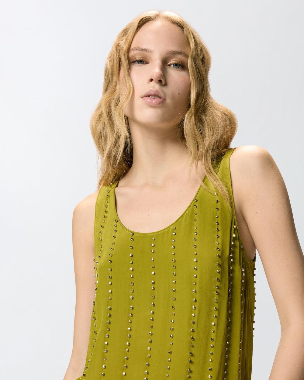 TESSA TOP FLUIDO RICAMO