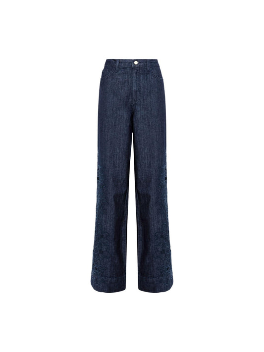 PANT.DENIM RICAMATO