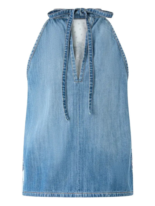 ZINGARELLA TOP LIGHT DENIM
