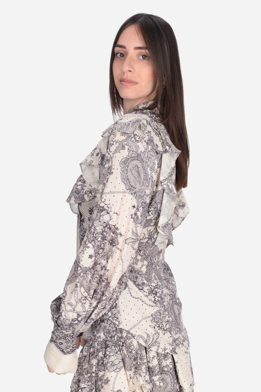 CAMICIA C/ROUCHES ST.PIZZO