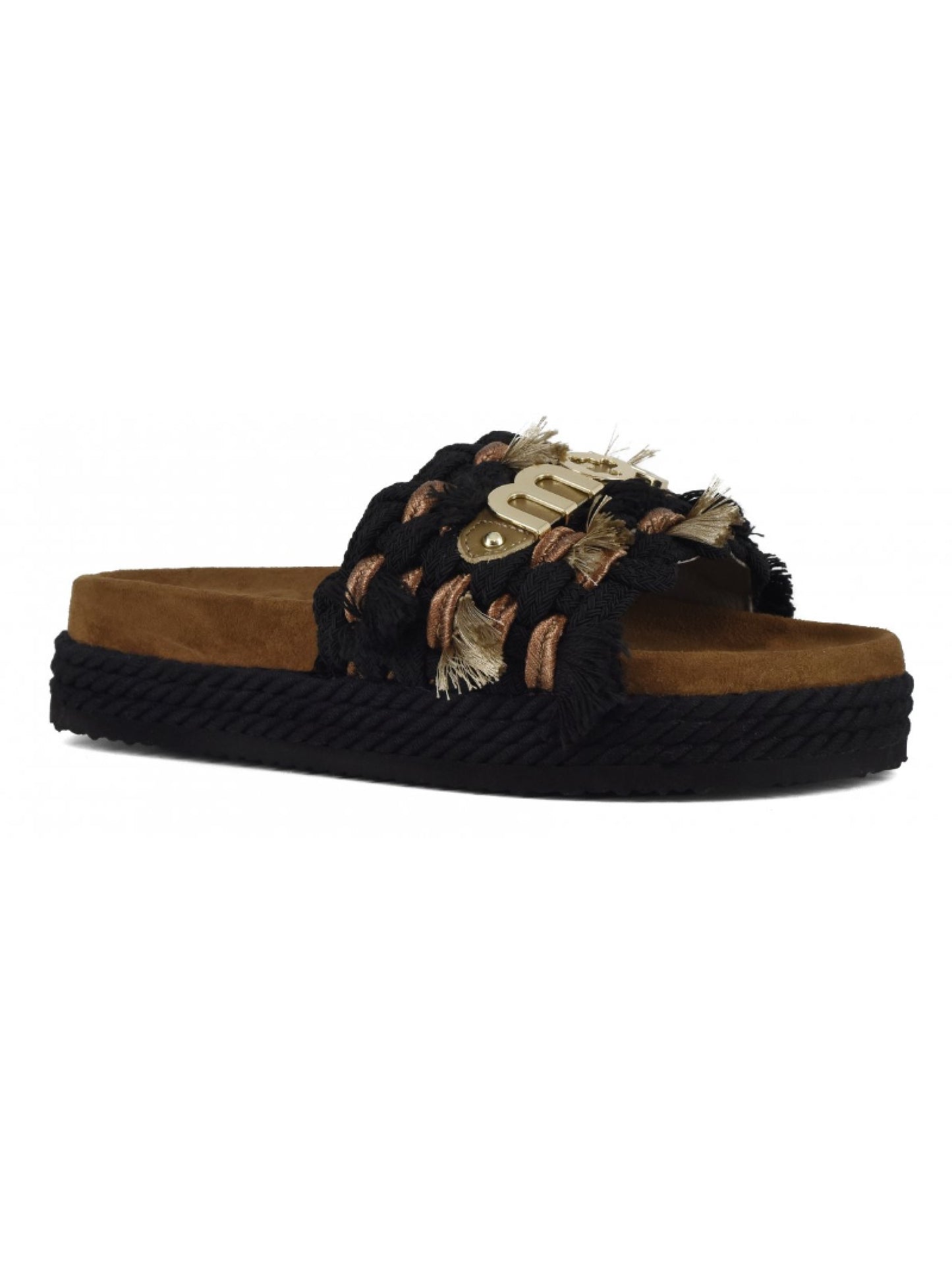 MONOBAND ROPE SANDAL FRINGES