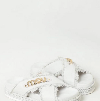 CRISS-CROSS ROPE SANDAL RCANV