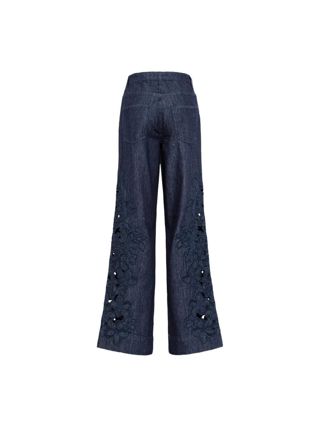PANT.DENIM RICAMATO