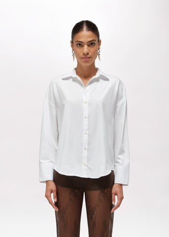 CAMICIA COTONE PIZZO